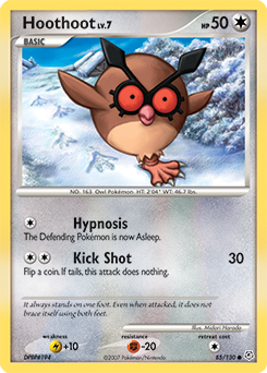 Hoothoot #85 Diamond & Pearl