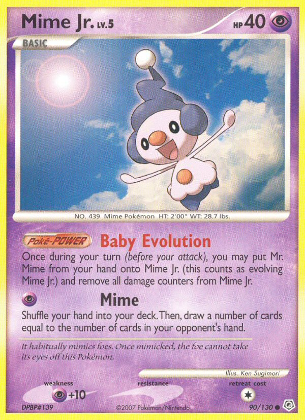 Mime Jr. #90 Diamond & Pearl