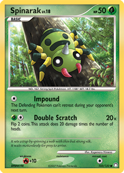 Spinarak Mysterious Treasures #103