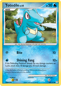 Totodile Mysterious Treasures #106