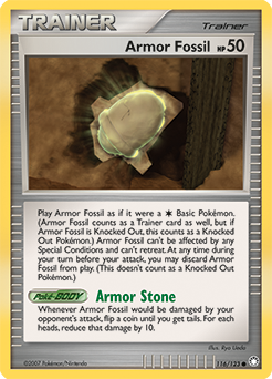 Armor Fossil #116 Mysterious Treasures