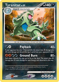 Tyranitar Mysterious Treasures #17
