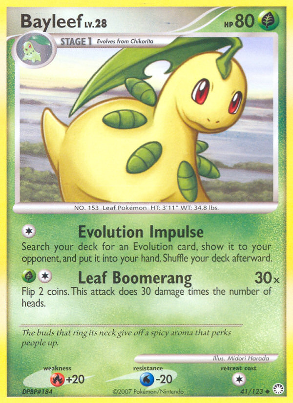 Bayleef #41 Mysterious Treasures