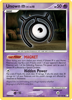 Unown [M] #66 Mysterious Treasures