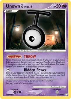 Unown [T] #67 Mysterious Treasures
