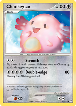 Chansey Mysterious Treasures #76