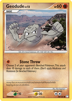 Geodude Mysterious Treasures #84