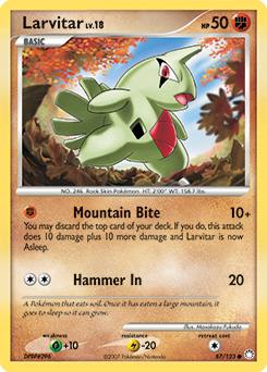 Larvitar #87 PSA 10