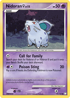 Nidoran ♀ #91 Mysterious Treasures
