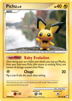 Pichu #93 Mysterious Treasures