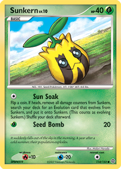Sunkern #114 Secret Wonders