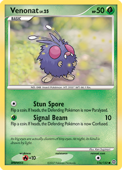 Venonat #116 Secret Wonders