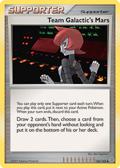 Team Galactic's Mars #126 Secret Wonders