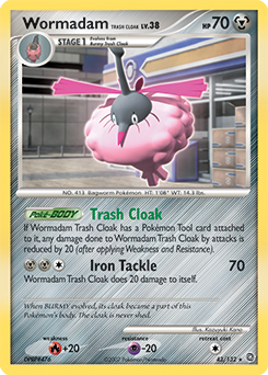 Wormadam Trash Cloak #43 Secret Wonders