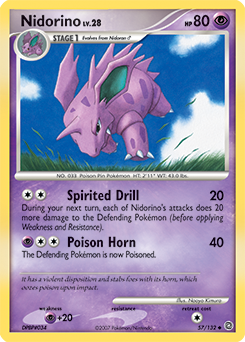 Nidorino Secret Wonders #57