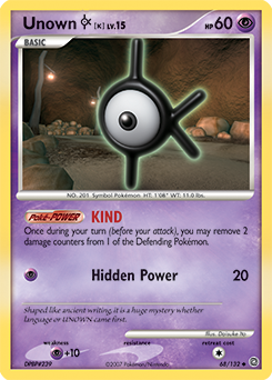 Unown [K] #68 Secret Wonders