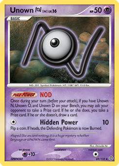 Unown [N] #69 Secret Wonders