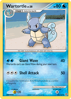 Wartortle Secret Wonders #75