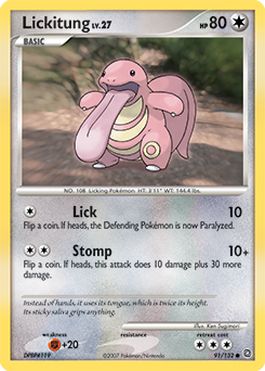 Lickitung Secret Wonders #91