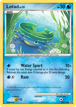 Lotad Secret Wonders #92