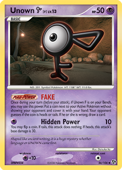 Unown [F] #56 Great Encounters