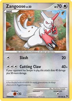 Zangoose Great Encounters #59