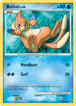 Buizel #61 Great Encounters
