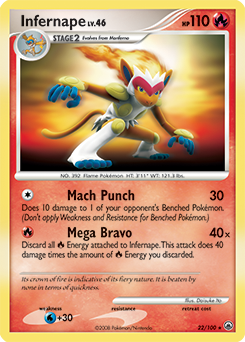 Infernape #22 Majestic Dawn