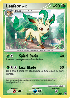 Leafeon #24 Majestic Dawn