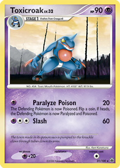 Toxicroak #31 Majestic Dawn