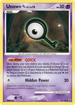 Unown [Q] #49 Majestic Dawn