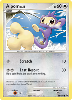 Aipom #51 Majestic Dawn