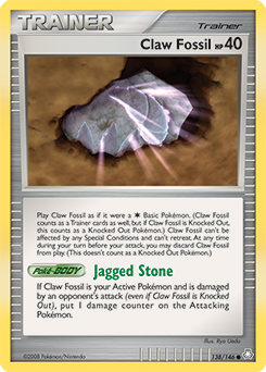 Claw Fossil #138 Legends Awakened