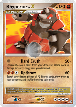Rhyperior LV.X #145 Legends Awakened