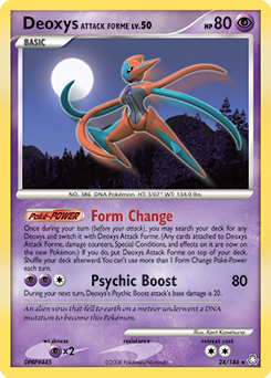 Deoxys Attack Forme #24 Legends Awakened