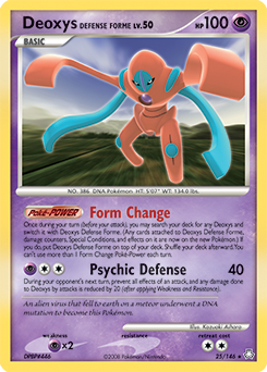 Deoxys Defense Forme #25 Legends Awakened