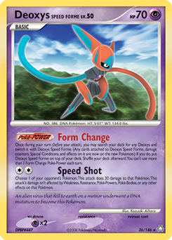 Deoxys Speed Forme #26 Legends Awakened