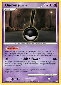 Unown [!] #42 Legends Awakened