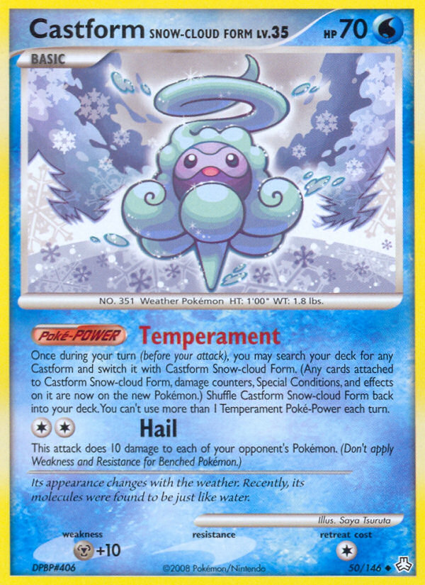 Castform Snow-Cloud Form #50 Legends Awakened