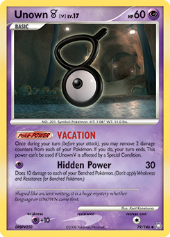 Unown [V] #79 Legends Awakened