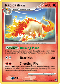 Rapidash #22 PSA 10
