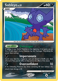 Sableye #48 PSA 10