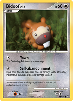 Bidoof #54 PSA 10