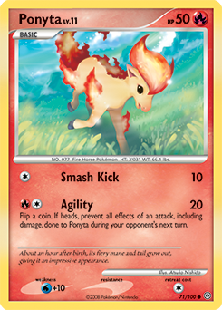 Ponyta #71 Stormfront