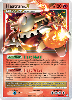 Heatran LV.X #97 Stormfront