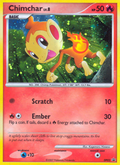 Chimchar #DP02 DP Black Star Promos