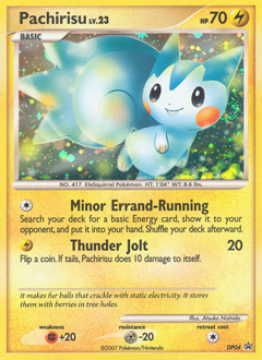 Pachirisu #DP04 DP Black Star Promos