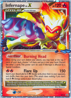 Infernape LV.X #DP10 DP Black Star Promos