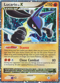 Lucario LV.X #DP12 DP Black Star Promos