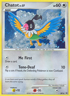 Chatot #DP14 DP Black Star Promos